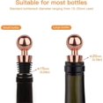 thumbnail image 4 of 3Pcs Wine Stopper Bottle Stopper, Stainless Steel Wine Saver, Reusable Wine Bottle Corks Used for Gift, Bar, Holiday, 4 of 4