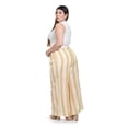 thumbnail image 3 of Pantalon palazzo a rayas Roman Fashion /Tallas Extras, 7164 (Amarillo) amarillo 40, 3 of 6