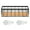 Black-S, variant on Metal Basket with Wood Base Rectangular Metal Wire Basket Elegant Metal Wire Storage Basket Decorative Toilet Paper Basket Versatile Bathroom Basket for Bathroom Kitchen