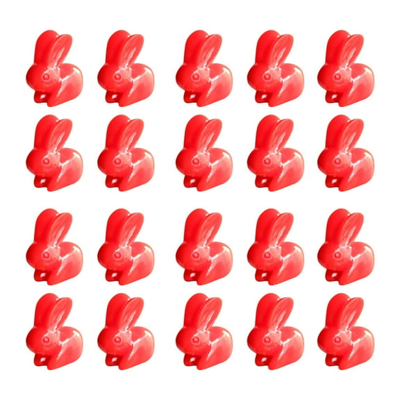 GOOHOCHY  20 Pcs Bunny Decor Miniature Succulent Ornament Rabbit Figurine