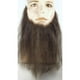 Human Hair Full Face Beard&#44; Light Chestnut Brown 8 – image 1 sur 1