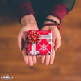 thumbnail image 4 of PMU Decorative Star Gift Bows Small 2in Red and Silver Assortment (12/Pkg) Pkg/1, 4 of 8