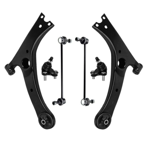 2 Lower Control Arms   2 Lower Ball Joints   2 Sway Bar End Links Front Suspension Kit Fits select: 2003-2013 TOYOTA COROLLA