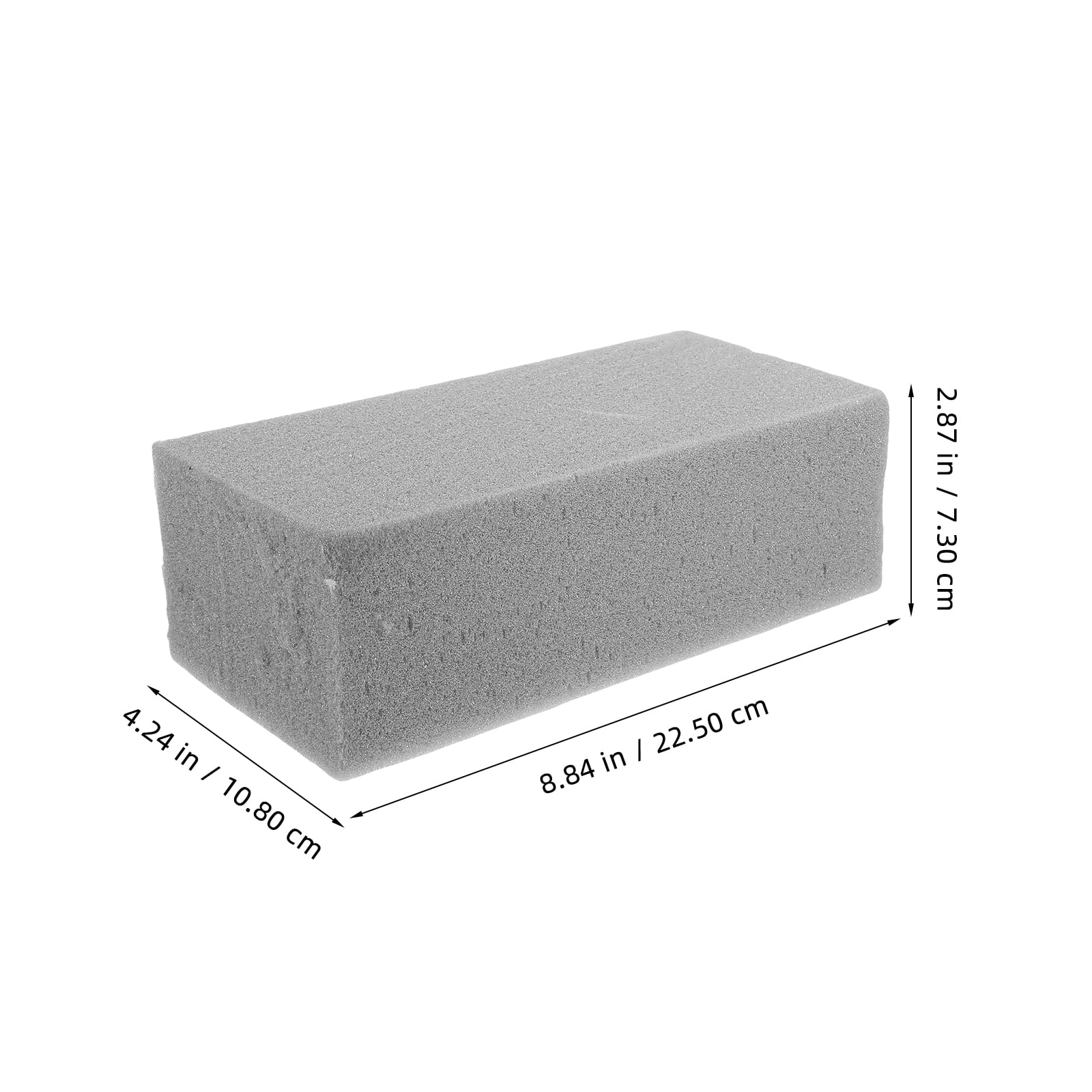 Luxshiny 5-Pack Grey Foam Inserts for Floral Arrangements, Craft Supplies, and Art Projects Foam Blocks