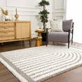 thumbnail image 5 of BoutiqueRugs Jola Bohemian, Transitional Area Rug - Bone, Taupe, Cloud Gray - 6'7" x 9', 5 of 12