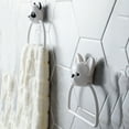 thumbnail image 5 of unbranded  2 PCS Easy to Install Towel Holder Home Decoration Rack Child, 5 of 8