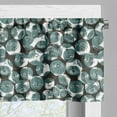 thumbnail image 5 of Ambesonne Abstract Valance & Curtain, Swirl Circle Sketch Art, 55"x36", Grey Teal and Dark Taupe, 5 of 7