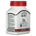 thumbnail image 3 of 21st Century D3, 50 mcg (2,000 IU), 250 Tablets, 3 of 4