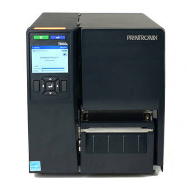 Printronix T6000e 4" Thermal Transfer Label Printer – 203 dpi, Ethernet & USB, High-Speed, Industrial Barcode Printer, P/N; T6E2X4-1100-00