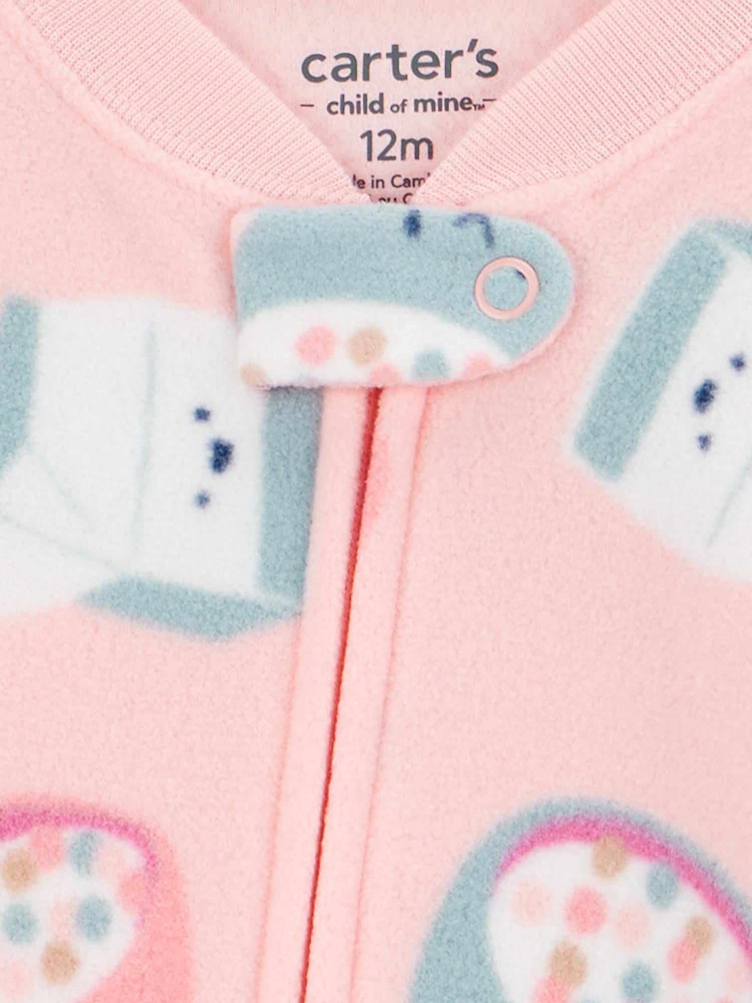 Carter's Child of Mine Toddler Pajama Sleeper, 2 Pack, One-Piece, Sizes 12M-5T