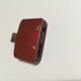 thumbnail image 4 of Tipo USB De C A Conector De 3,5 Mm AUX Audio Adaptador De Auriculares Cable Del rojo, 4 of 9