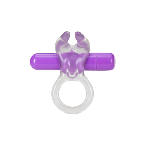 Eden Vibrating Ring with Removable Bullet, Purple