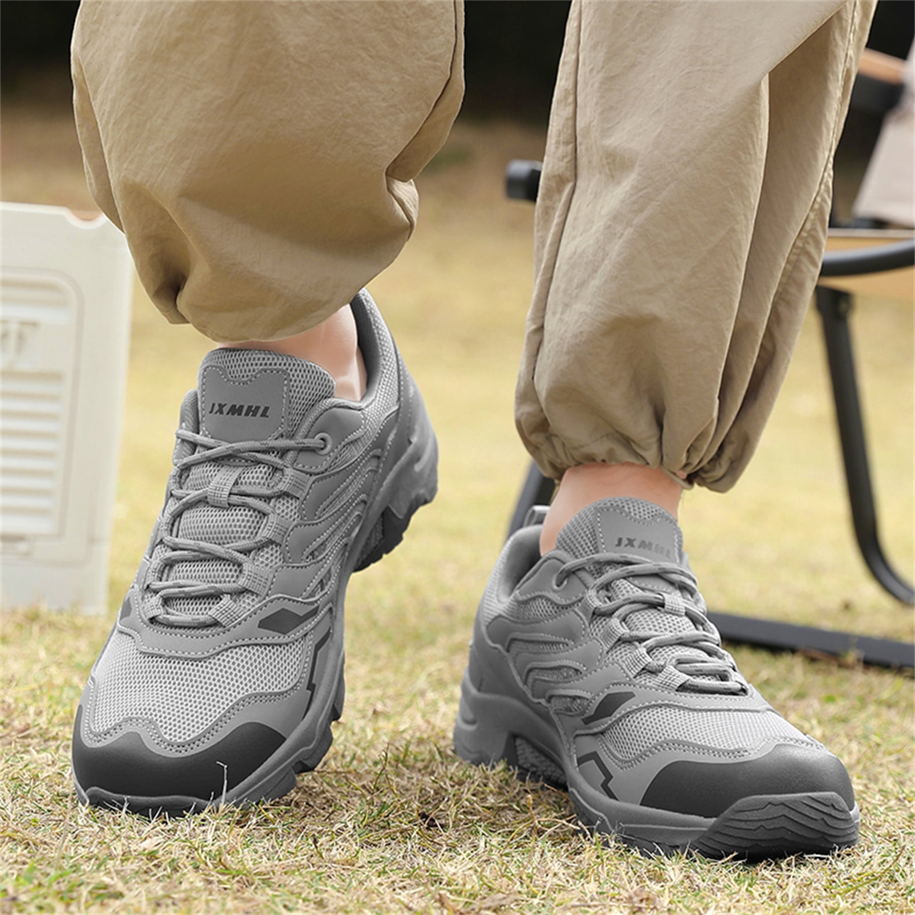 YOURDIARY Womens Mens Hiking Shoes Comfortable Breathable Anti-Slip Outdoor Sports Shoes
