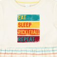 thumbnail image 4 of Inktastic Eat Sleep Pickleball Repeat Girls Baby Dress, 4 of 5