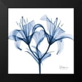 thumbnail image 2 of Koetsier, Albert 20x20 Black Modern Framed Museum Art Print Titled - Indigo Lily, 2 of 5