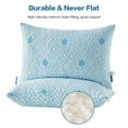 thumbnail image 3 of EMONIA Cooling Memory Foam Standard Pillows Set of 2,Adjustable Support & Heat Dissipation Tech for Side,Back,Stomach & Hot Sleepers, OEKO-TEX Certified (20"x26"), 3 of 13