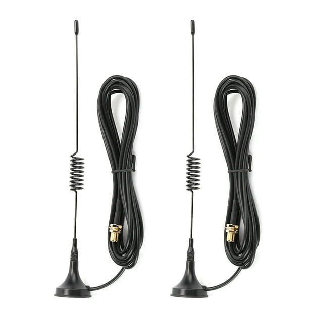 Antenas amplificadoras de señal de antena magnética para coche móvil, 2 uds., para walkietalkie BaoFeng UV‑5R 8W