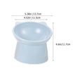 thumbnail image 3 of 2pcs High Based Cat Food Bowl Neck Protection Pet Feeding Bowl Plastic Cat Bowl, 3 of 9