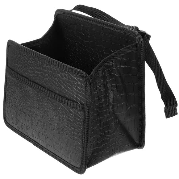 Phenofice 1Pcs Organisateur de Siège Arrière pour Suv Voiture en Noir avec Fonctions d'Organisation et de Rangement 7.9x7.9x4.7in