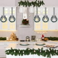 thumbnail image 3 of Pakyozj 12 Pcs Christmas Kitchen Cabinet Wreaths with Ribbon 3.94 Inch Mini Christmas Wreath Small Kitchen Xmas Decor for Window Door, 3 of 6