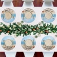 thumbnail image 7 of Ryvnso Seastar and Shells on Beach Round Plate Mats Dining Table Placemat Set of 4 for Holiday Decoration, 7 of 7