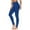 Blue, variant on Mgmyaa Women's Yoga Leggings High Waisted Tummy Control Workout Running Yoga Pants, Blue L