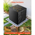 thumbnail image 4 of VEVOR Air Conditioner Cover, 32 x 32 x 36 inch Ac Cover for Air Conditioning Unit, Three-Layer, Waterproof Polyester Fabric, Mesh Ventilation, Universal Defender for Outdoor Outside Ac Unit, Black, 4 of 9