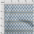 thumbnail image 1 of oneOone Tissu en Viscose Chiffon Imprimé Chevron Ikat BTY 42 Pouces de Large, 1 of 4
