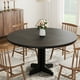 thumbnail image 1 of Mesa de Comedor Redonda de 47 Pulgadas para 4, Mesa de Cocina Circular Moderna con Base de Madera Resistente para Comedor, Cocina, Sala de Estar, Espacios Pequeños (Solo Mesa), 1 of 6