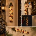 thumbnail image 2 of Glowing Christmas Door Hanger, Lighted Christmas Door Hanging Decor with Warm Lights, Christmas Decoration for Front Door, Porch & Entryway, D, 2 of 8