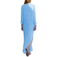 thumbnail image 4 of Vestido de Cuello en V de Manga Larga de Manga Larga Estampada Para Mujeres Odeerbi  ODB112842, 4 of 8