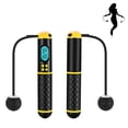 thumbnail image 2 of Jump Rope, Digital Weighted Ropeless skipping Rope, Adjustable Cordless Jumping Rope for Home Fitness Exercise Training for Women Men, 2 of 9