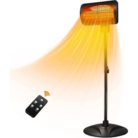 

KEY TEK Outdoor Electric Heater 1500w Patio/Garage Heater with Timer Features