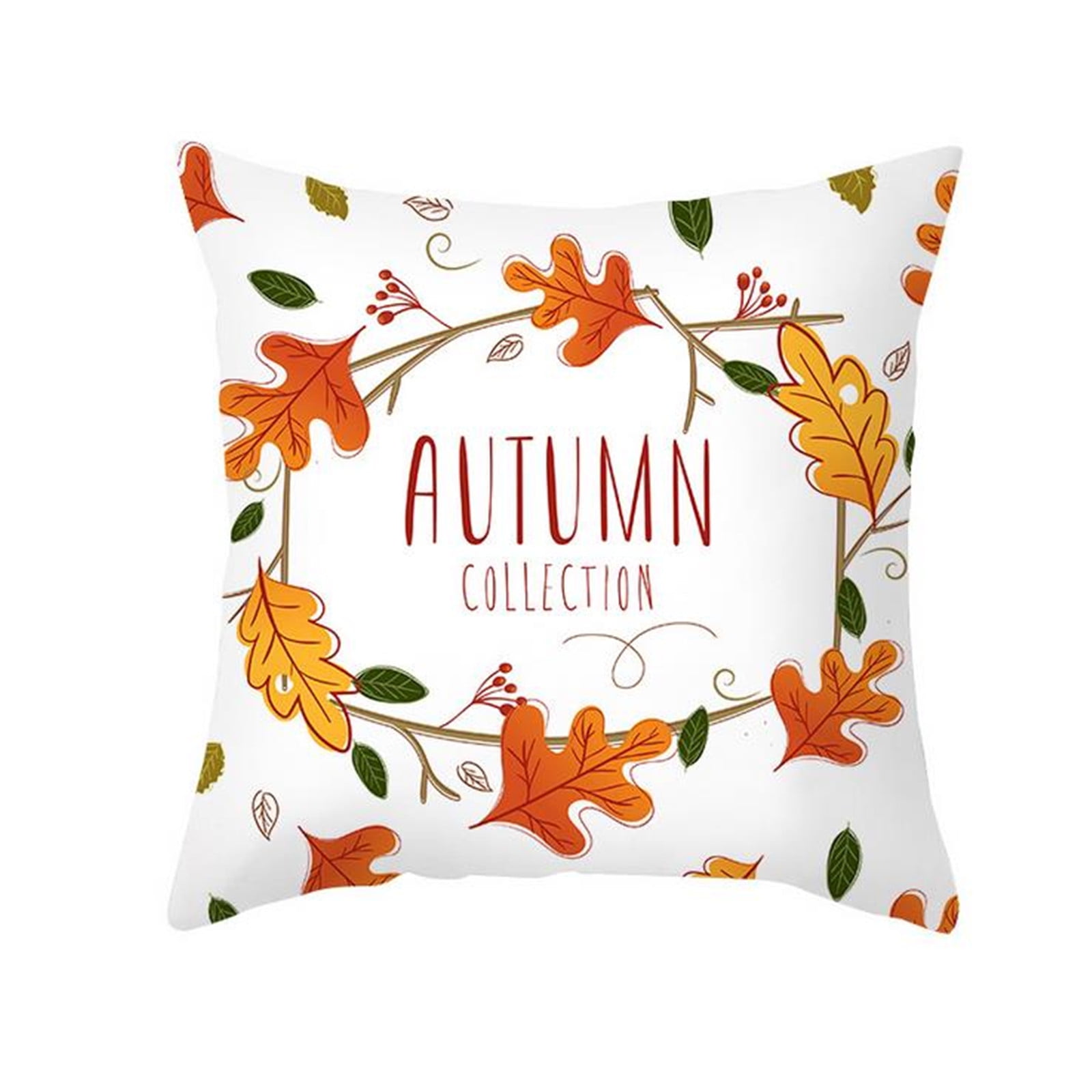 Loopsun Pumpkin Decor Thanksgiving Pumpkin Sunflower Pillowcase Sofa