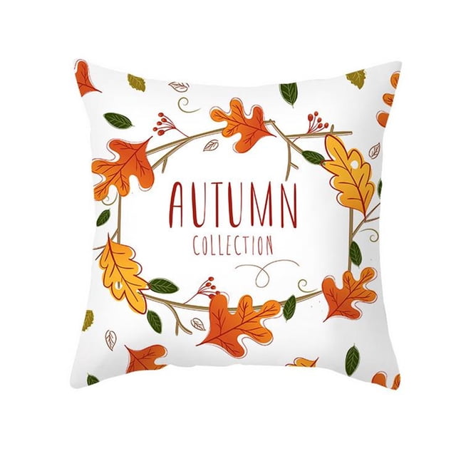Fiudx Liquidación de ahorros de otoño Funda de almohada de girasol de Acción de Gracias Funda de almohada para cojín de sofá