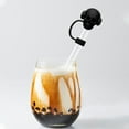 thumbnail image 5 of Fiudx Tapa de Silicona con Forma de Calavera para Pajita, Diseño a Prueba de Fugas, Apta para Lavavajillas, Ideal para Fiestas de Halloween, Compatible con Vasos de Varios Tamaños, Silicona de Grado, 5 of 5