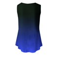 thumbnail image 5 of ZyeKqe Womens Tank Tops Dressy Casual Pleated Blouses Loose Fitted Tunic or Tops to Wear with Leggings Gradient Color, 5 of 6