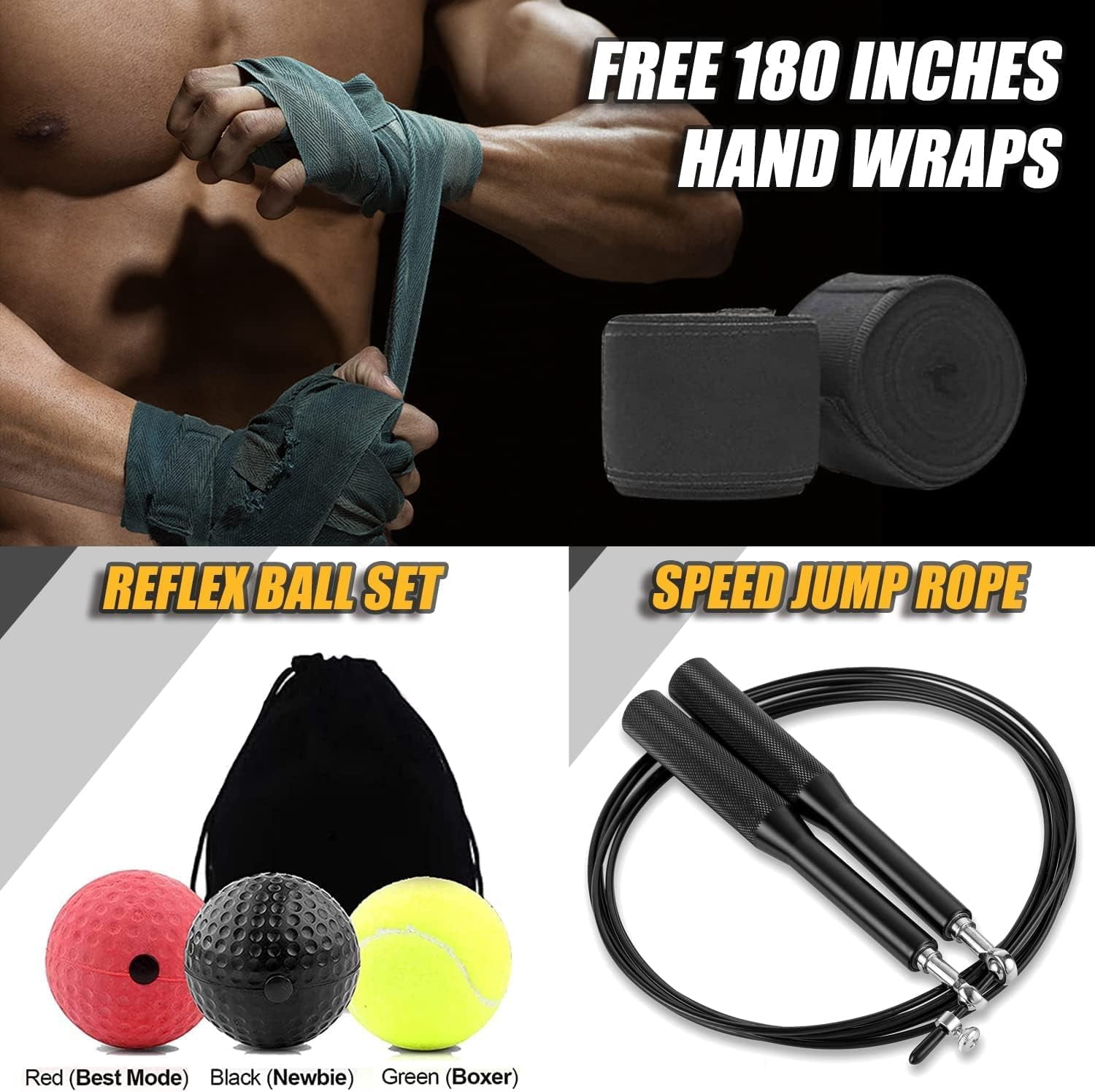 Prorobust Punching Bag for Adults, 4ft Yellow PU Heavy Boxing Bag Set with 12oz Gloves for MMA Kickboxing Boxing Karate Home Gym Training (Unfilled)