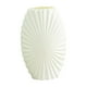 thumbnail image 3 of Jarrón de flores secas, jarrón de escritorio, adorno decorativo para eventos nórdicos, para sala de estar. blanco crema, 3 of 9