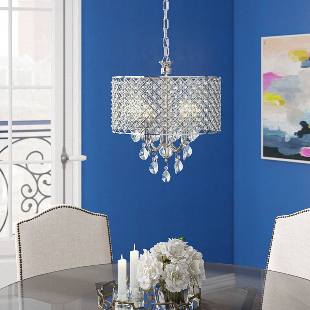 YANSUN Modern Crystal LED Chandelier Lighting Pendant Lights Fixture