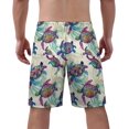 thumbnail image 3 of NICKSUN Men's Swim Trunks, Cute Print Quick Dry Summer Board Beach Shorts with Mesh Lining and Pockets, 3 of 6