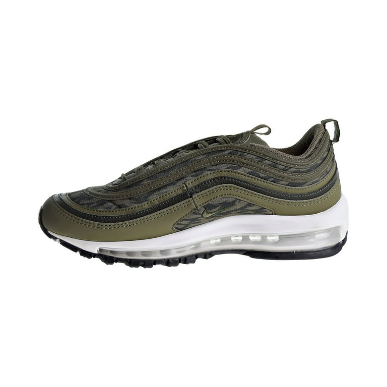 frío Encantador cohete Mens Nike Air Max 97 Tiger Camo Pack Medium Olive Sequoia Black AQ4132 -  Walmart.com