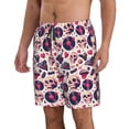 thumbnail image 2 of Pofeuu Skull lips record Guitar Prin Men's Swim Trunks Quick Dry Bathing Suit Swimming Board Shorts Mesh Lining Beach Swimwear-3X-Large, 2 of 6