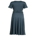 thumbnail image 3 of Womens V Neck Long Dress Formal Cocktail Party Evening Plus Size, 3 of 6