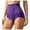 Purple, variant on Mnuaqn Women's High Waisted Butt Lifting Panties Seamless Tummy Control Shapewear Underwear Slimming Control Panties (Blue,5XL)