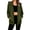 Green, variant on Women's Full Zip Sweatshirts Lightweight Long Sleeve Solid Color Hoodies Loose Casual Adjustable Drawstring Hem Cardigan Coat with Pockets XXL