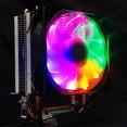 thumbnail image 4 of Computer Mute Heatsink Fan Adjust RGB Quiet Control Cooler Cooling for Case Fan 3-Pin Multicolor Adjustable S, 4 of 9