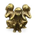 thumbnail image 1 of Conjunto de 3 figuras de monitos, figura decorativa de los 3 monos sabios, 1 of 5