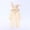Beige, variant on Baby Bunny Easter Romper Long Ear Rabbit Hooded Jumpsuit with Zipper for Toddler 0-18 Months Spring Autumn Outfit