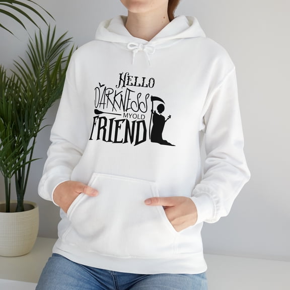 Hello Darkness My Old Friend Classic Unisex Heavy Blend™ Hooded Sweatshirt